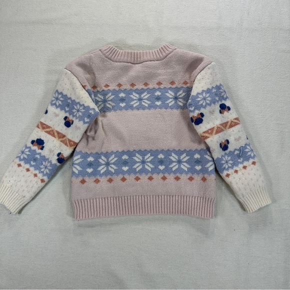 Disney Junior Minnie Mouse Holiday Winter Sweater Sz 4T - Picture 4 of 7